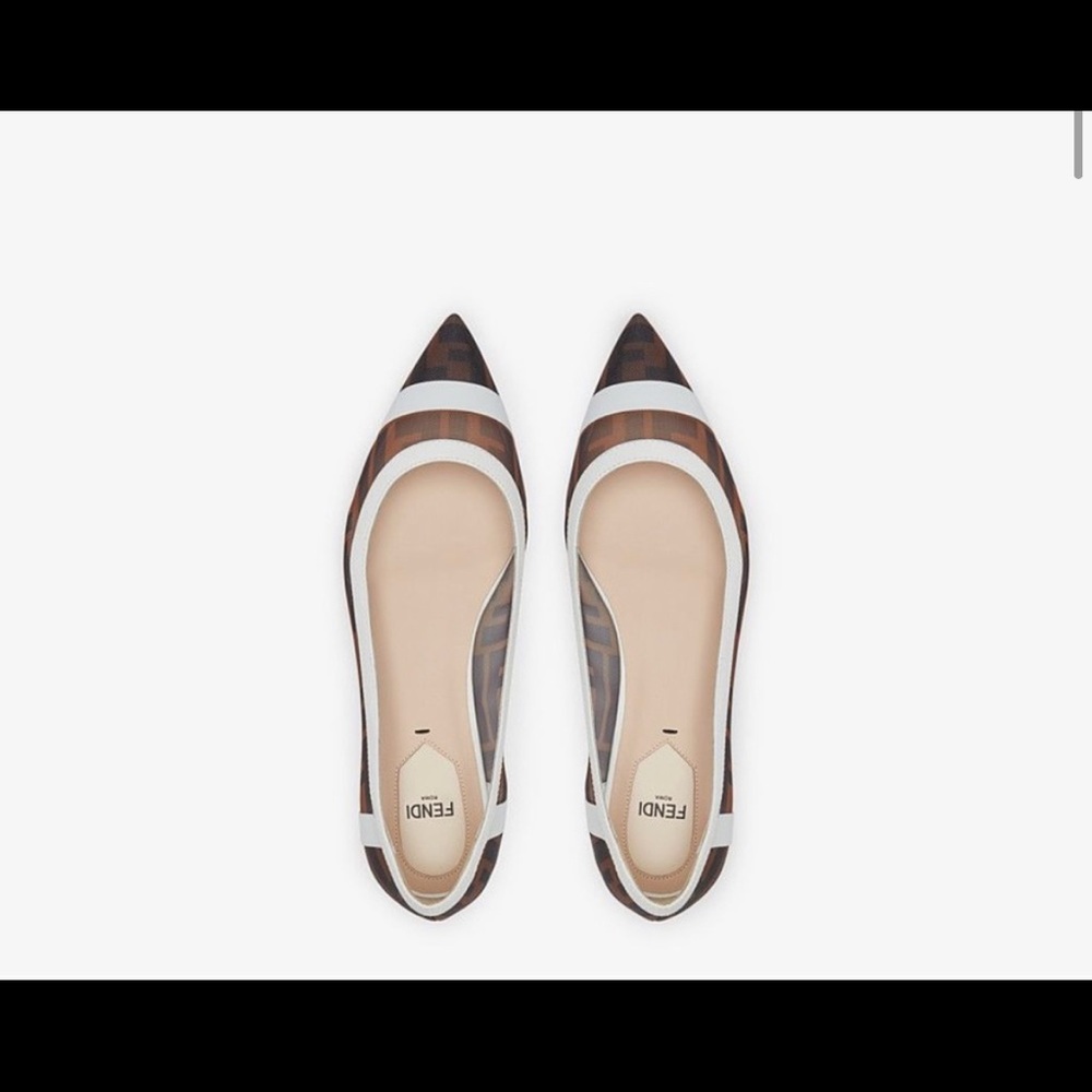 FENDI Mesh skimmer flats shoes